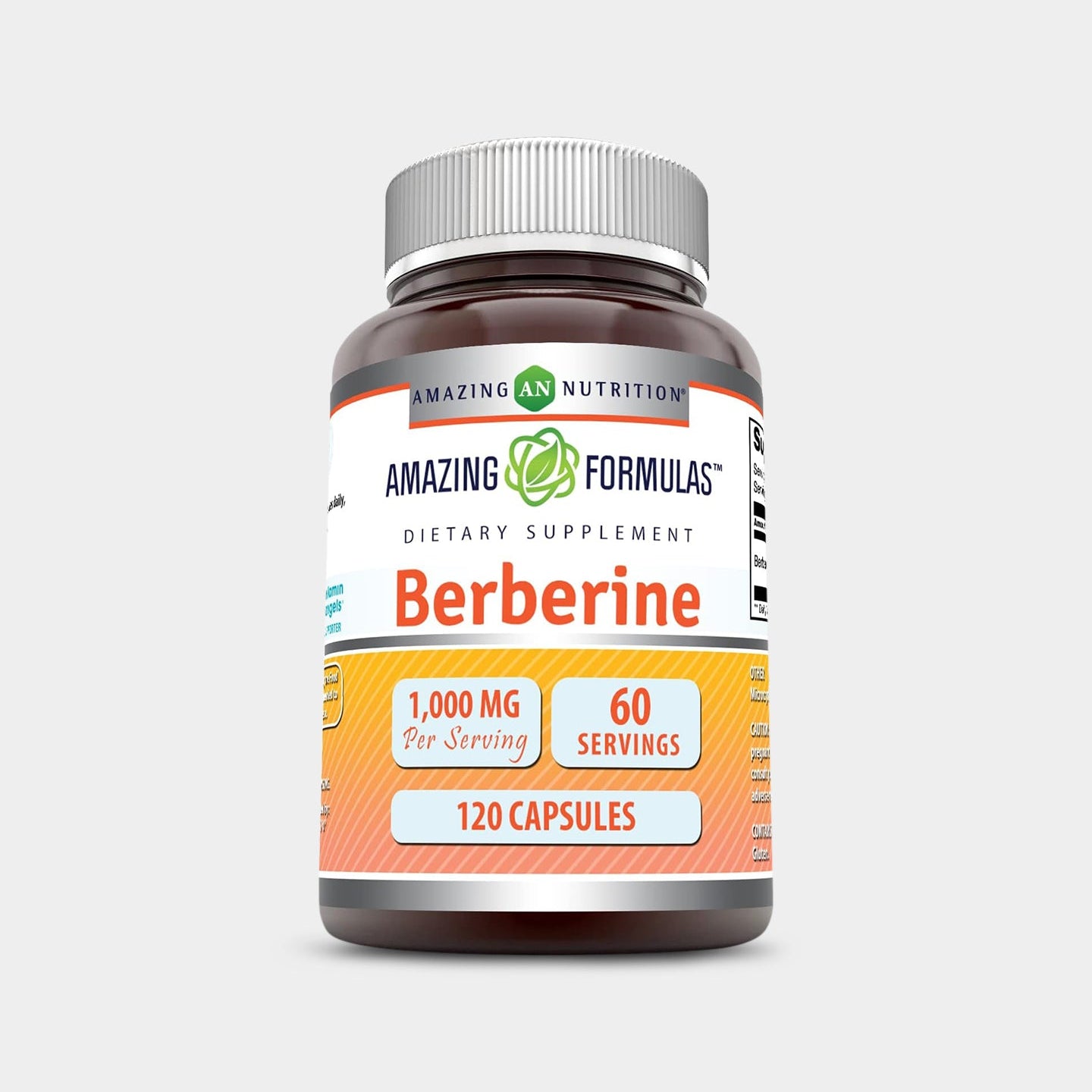 Amazing Nutrition Amazing Formulas Berberine 1000mg - Bodybuilding.com