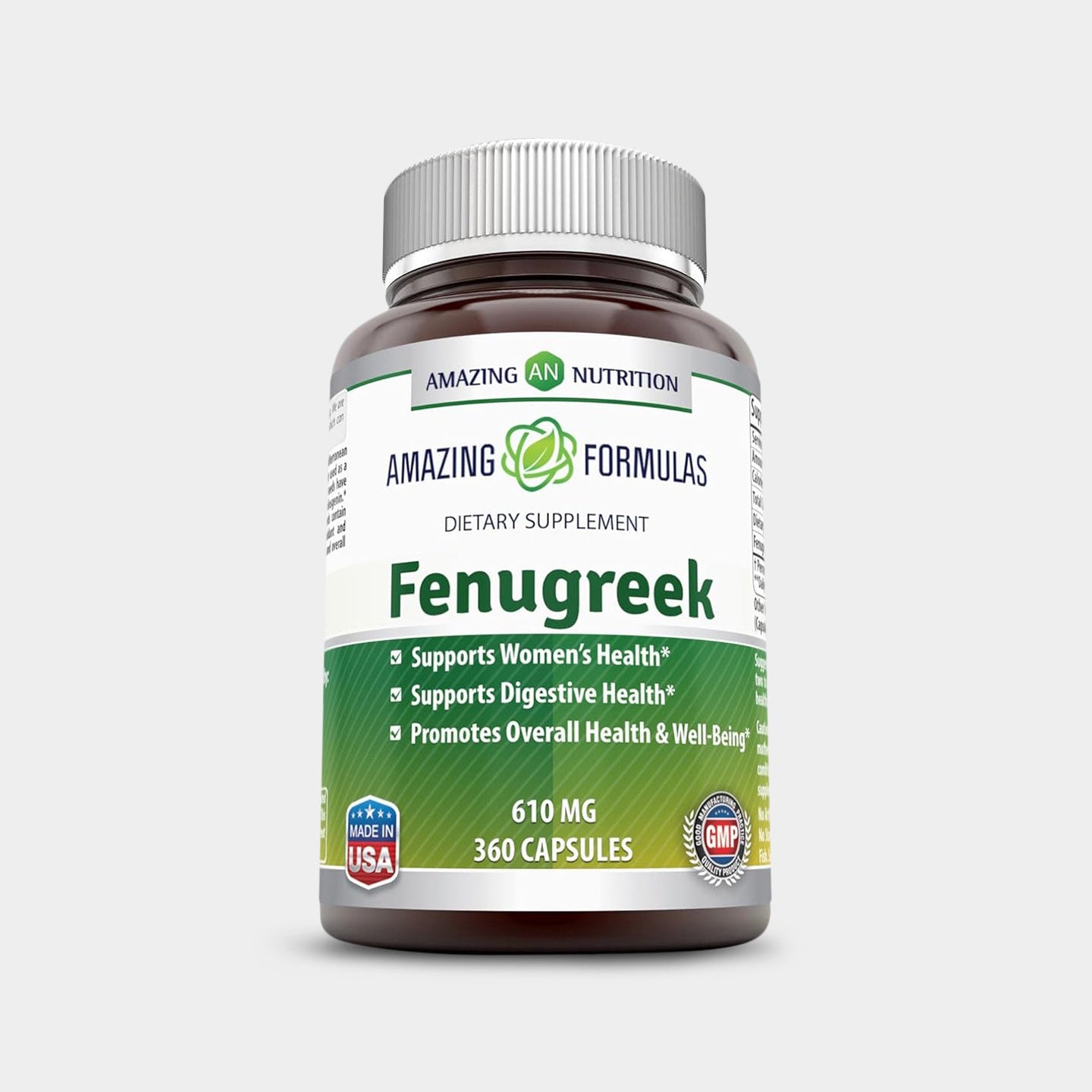 Amazing Nutrition Amazing Formulas Fenugreek 610 Mg - Bodybuilding.com