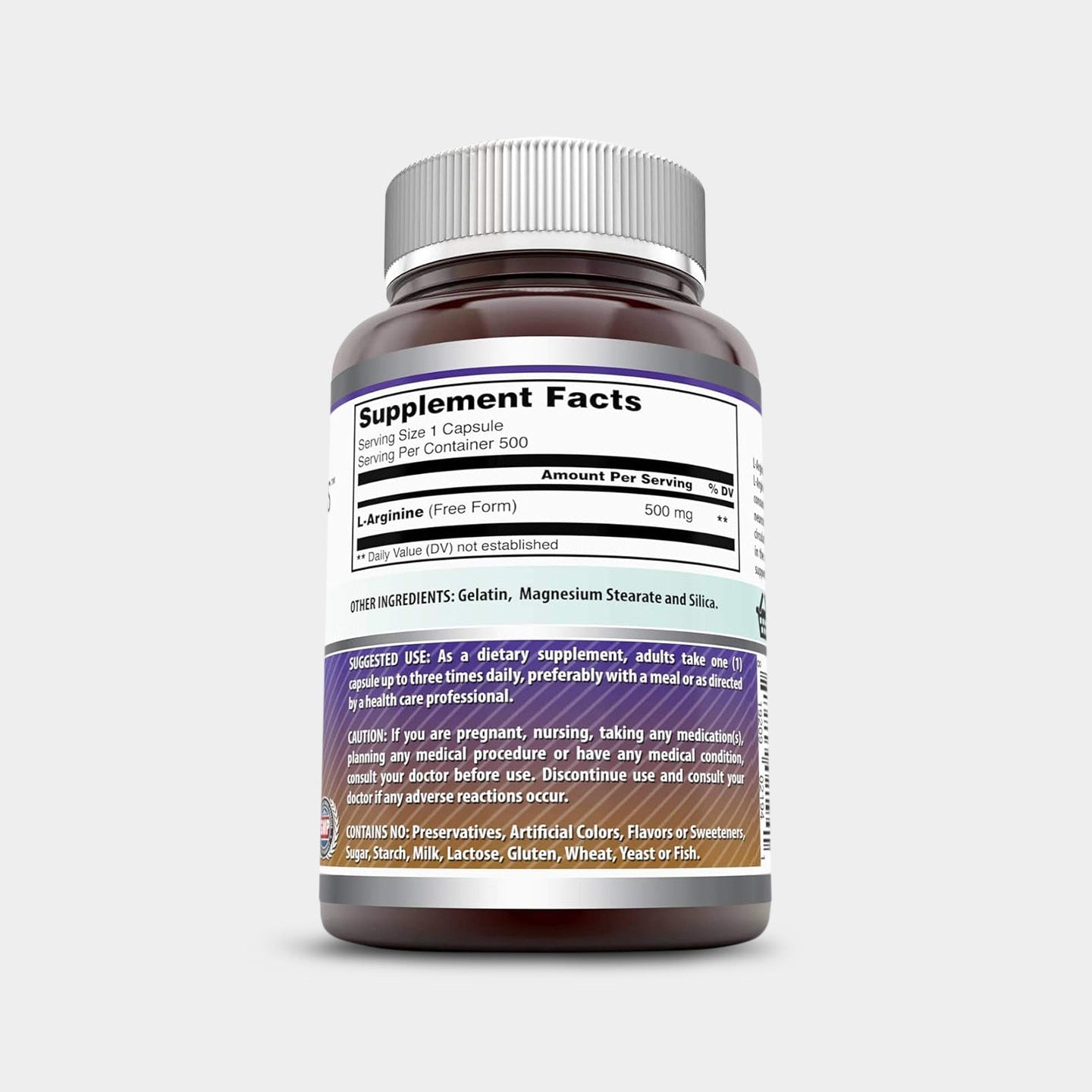 Amazing Nutrition Amazing Formulas L - Arginine 500 Mg - Bodybuilding.com