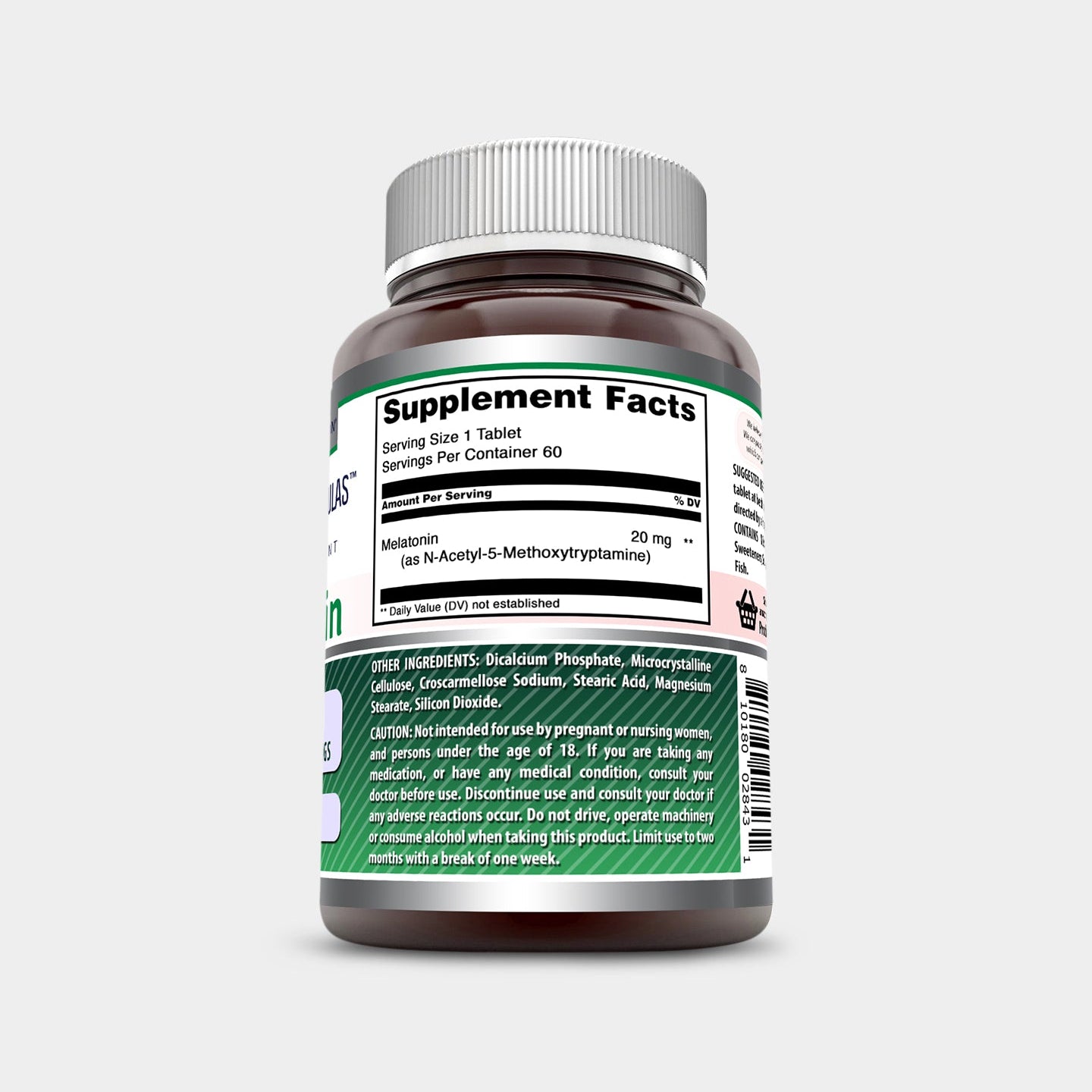 Amazing Nutrition Amazing Formulas Melatonin 20 MG - Bodybuilding.com