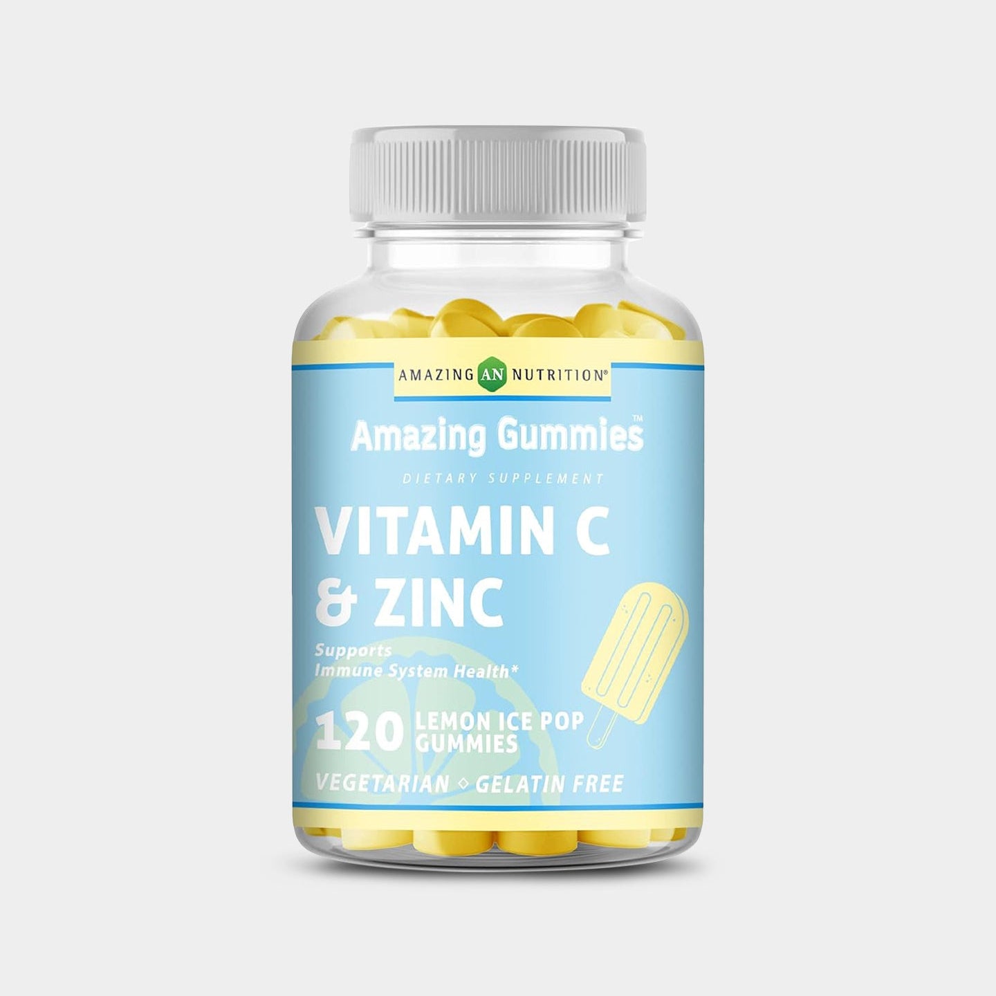 Amazing Nutrition Amazing Gummies Vitamin C & Zinc - Bodybuilding.com