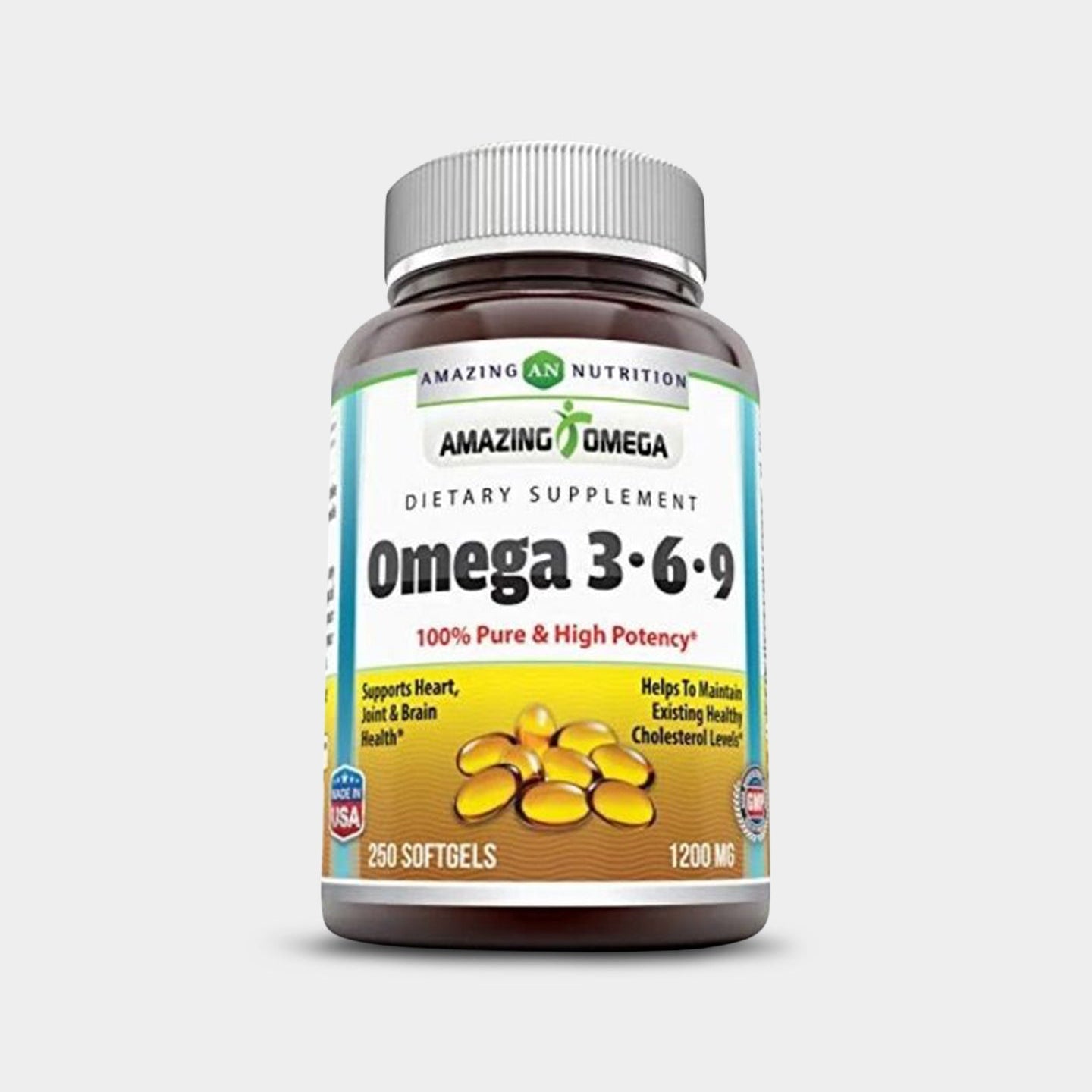 Amazing Nutrition Amazing Omega Omega 3 6 9 1200 mg - Bodybuilding.com