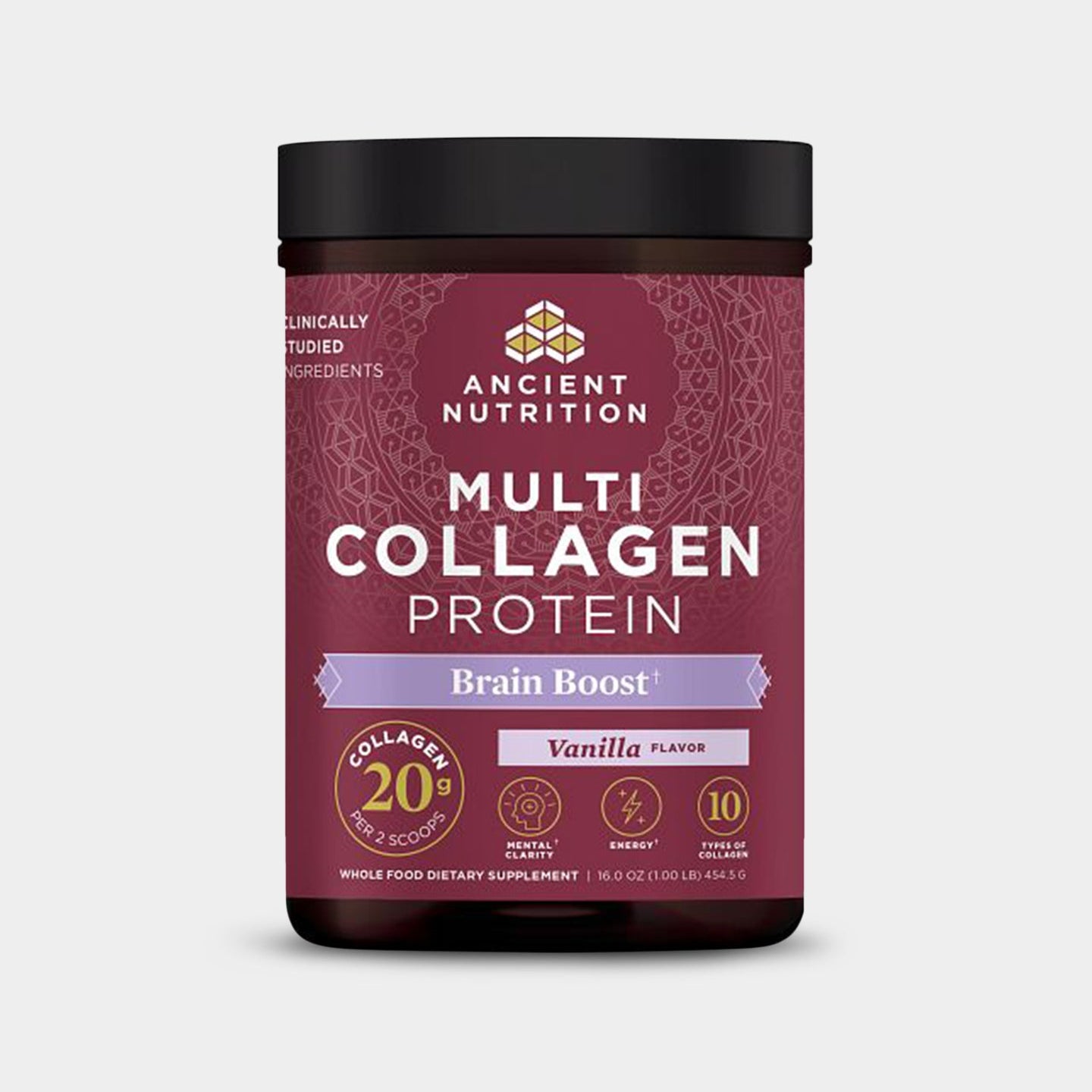 Ancient Nutrition Multi Collagen Protein - Brain Boost - Bodybuilding.com