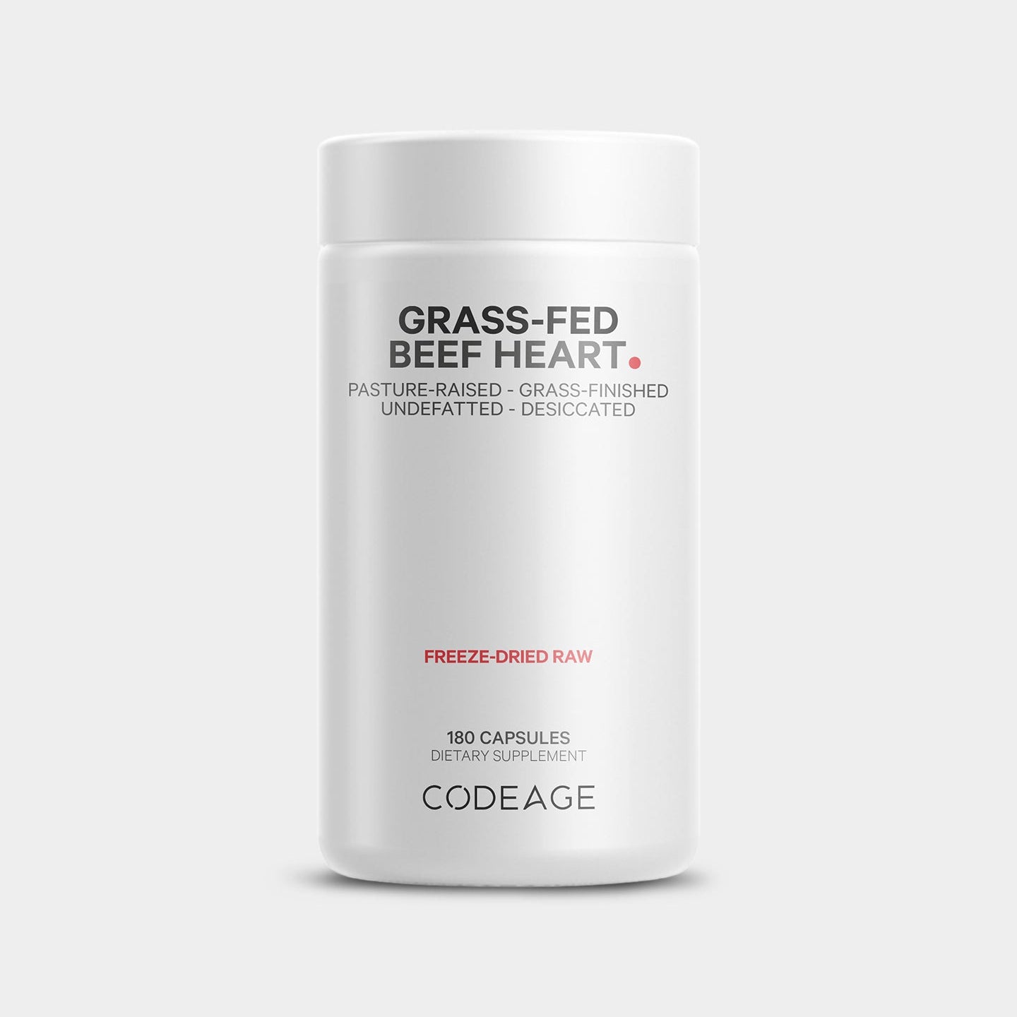 Codeage Grass - Fed Beef Heart Glandular Supplement - Bodybuilding.com