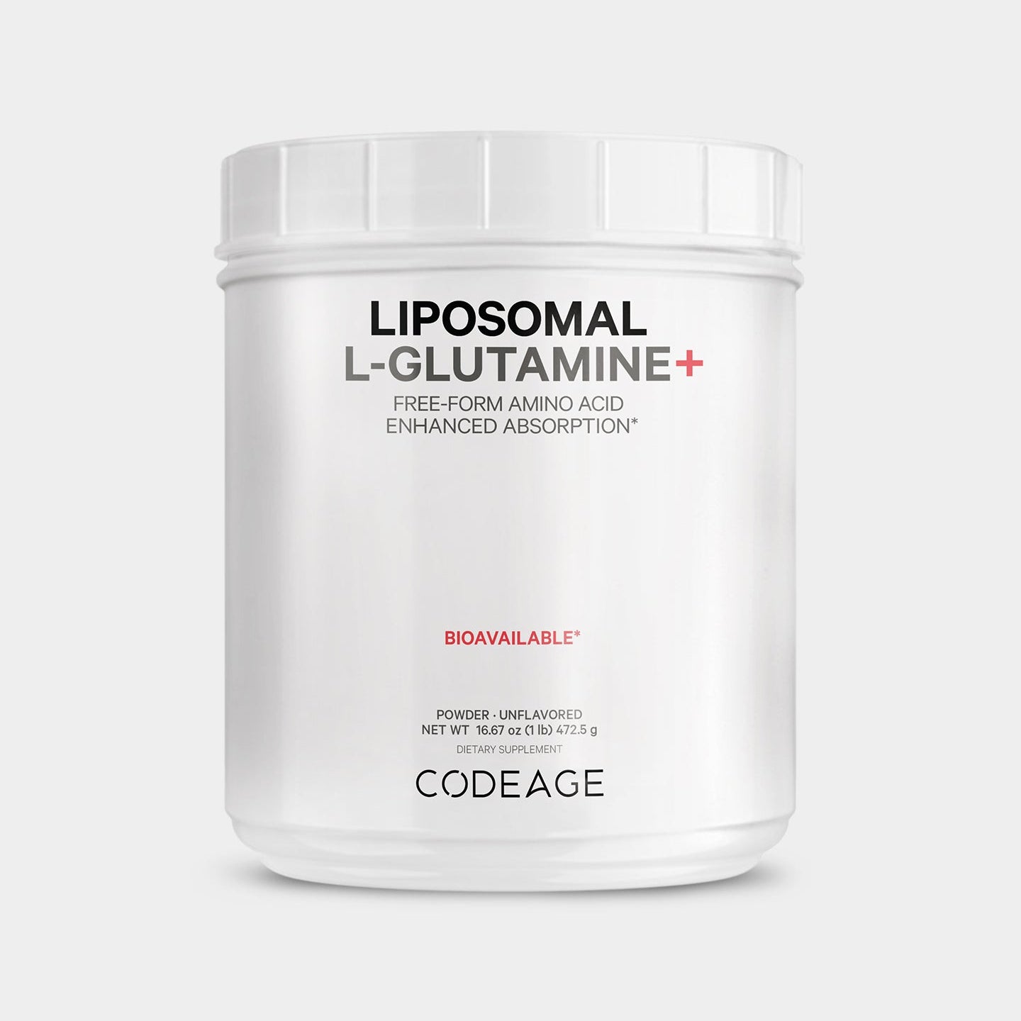 Codeage L - Glutamine+ Free - Form Amino Acid Powder Supplement - Bodybuilding.com