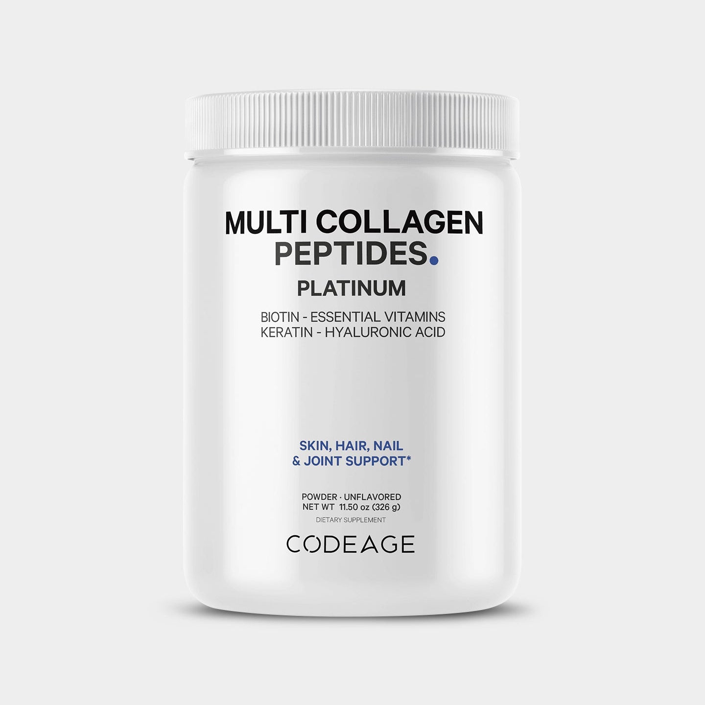 Codeage Platinum Multi Collagen Peptides Powder Supplement - Bodybuilding.com