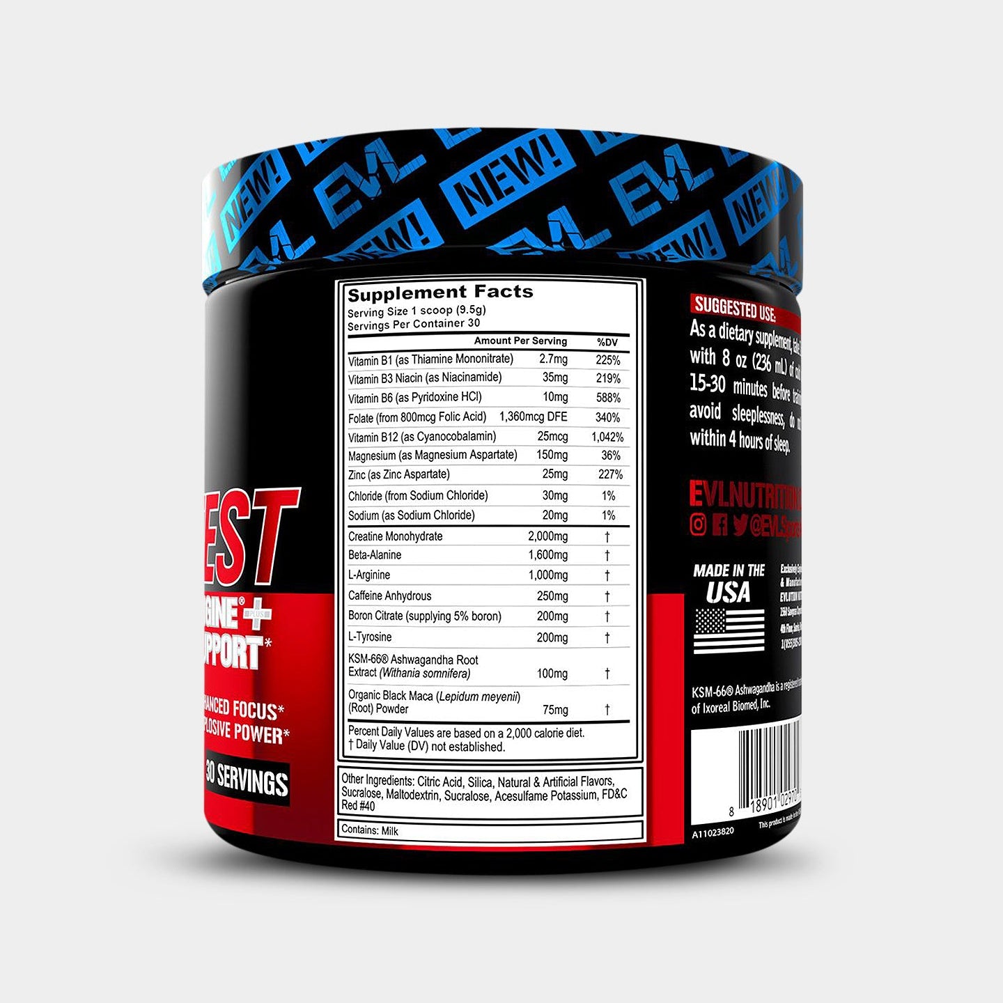 EVLUTION NUTRITION ENGN Test Pre - Workout Testosterone Support - Bodybuilding.com