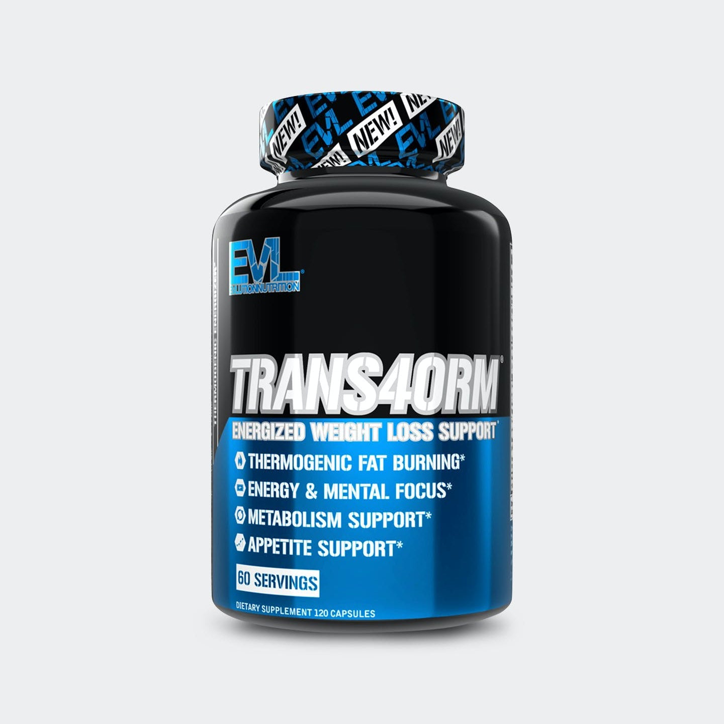 EVLUTION NUTRITION TRANS4ORM Fat Burner Capsules - Bodybuilding.com