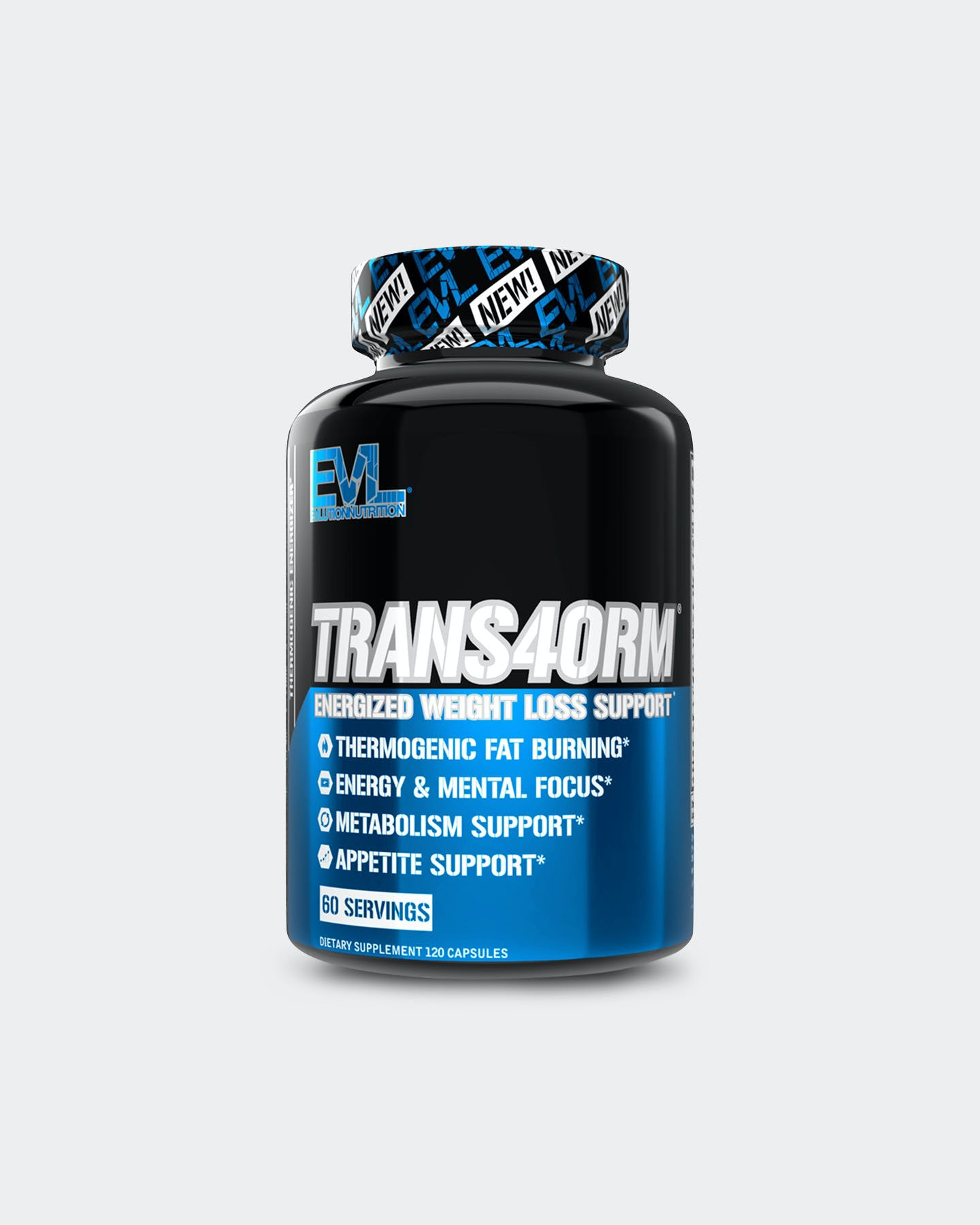 EVLUTION NUTRITION TRANS4ORM Fat Burner Capsules - Bodybuilding.com