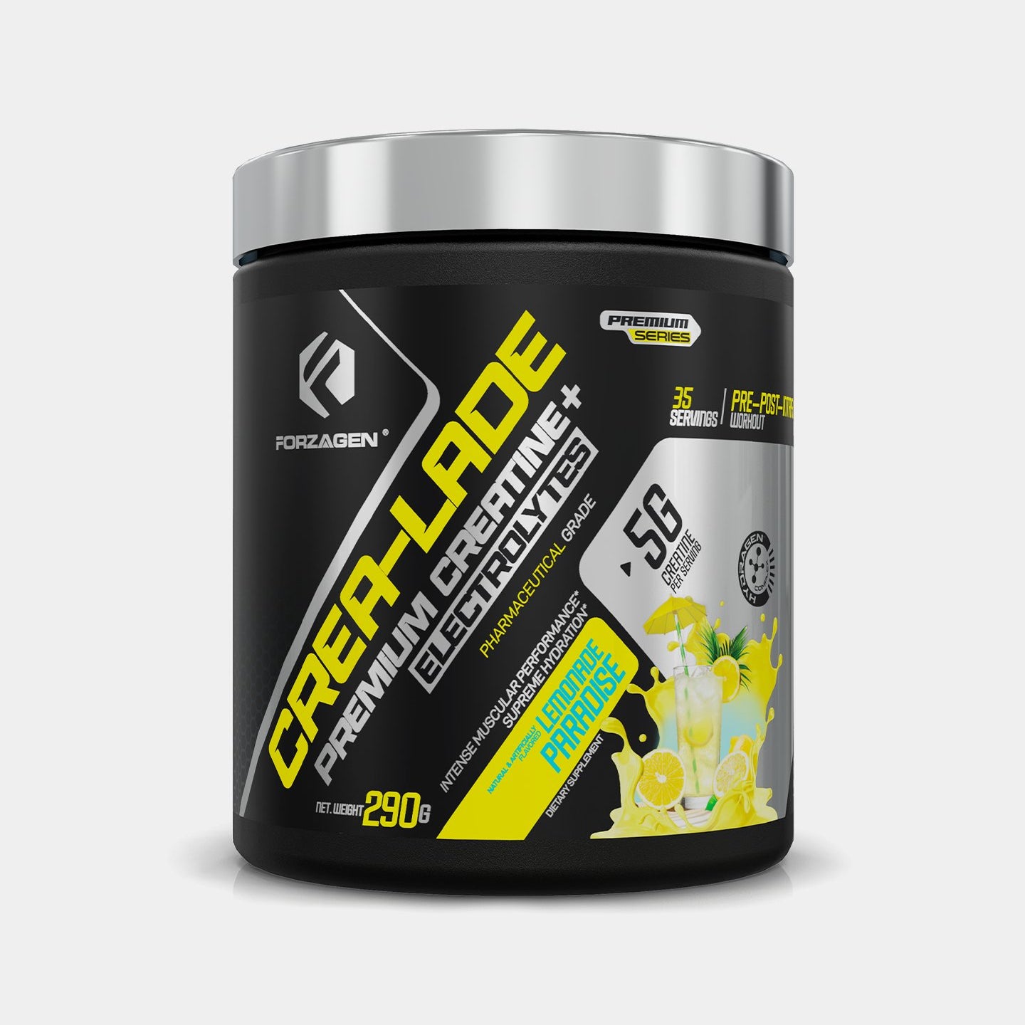 Forzagen CREA - LADE Premium Creatine + Electrolytes Pre - Workout - Bodybuilding.com