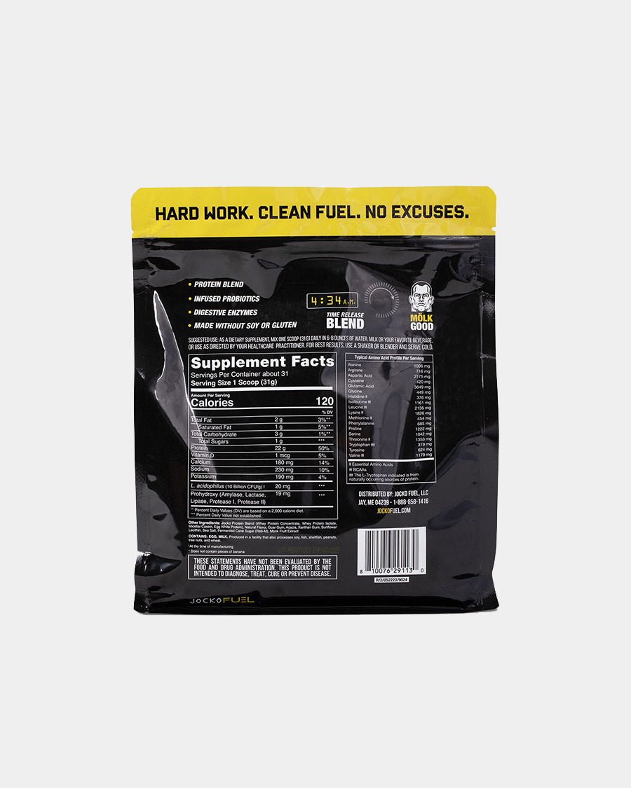 Jocko Fuel Molk Protein Powder Bag - Bodybuilding.com