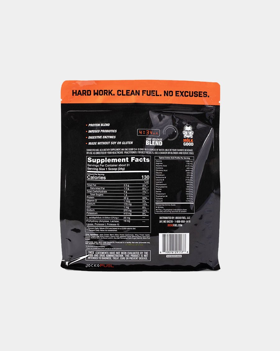 Jocko Fuel Molk Protein Powder Bag - Bodybuilding.com