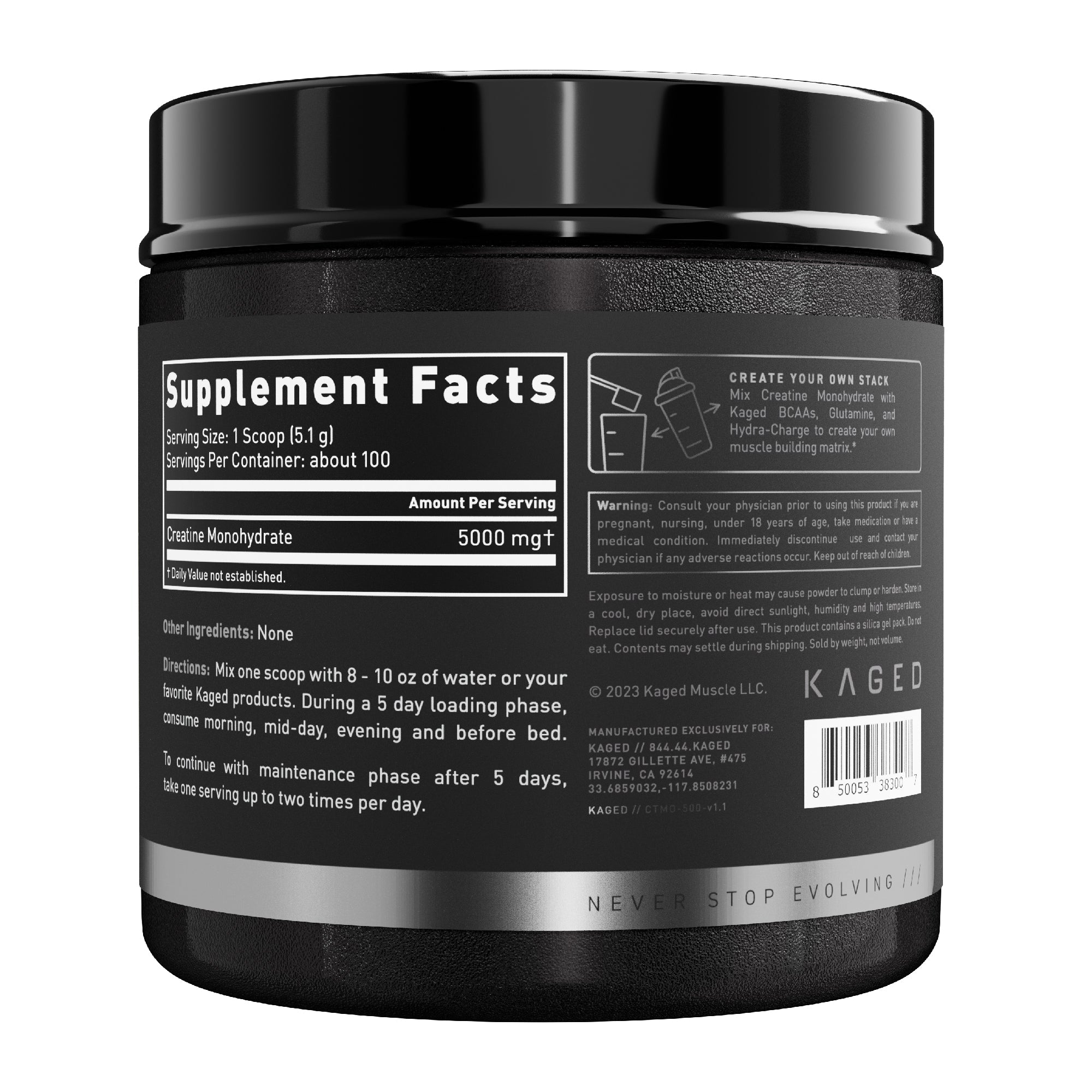 Kaged Creatine Monohydrate - Bodybuilding.com