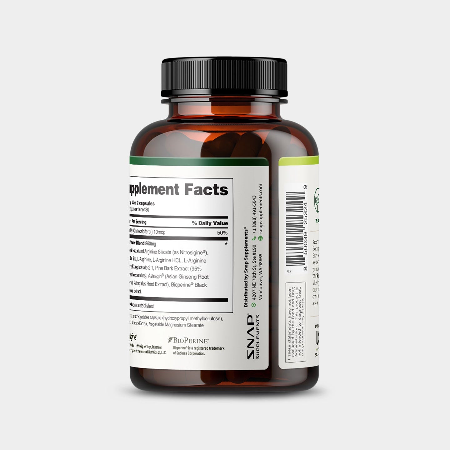 SNAP Supplements L - Arginine Complex - Bodybuilding.com