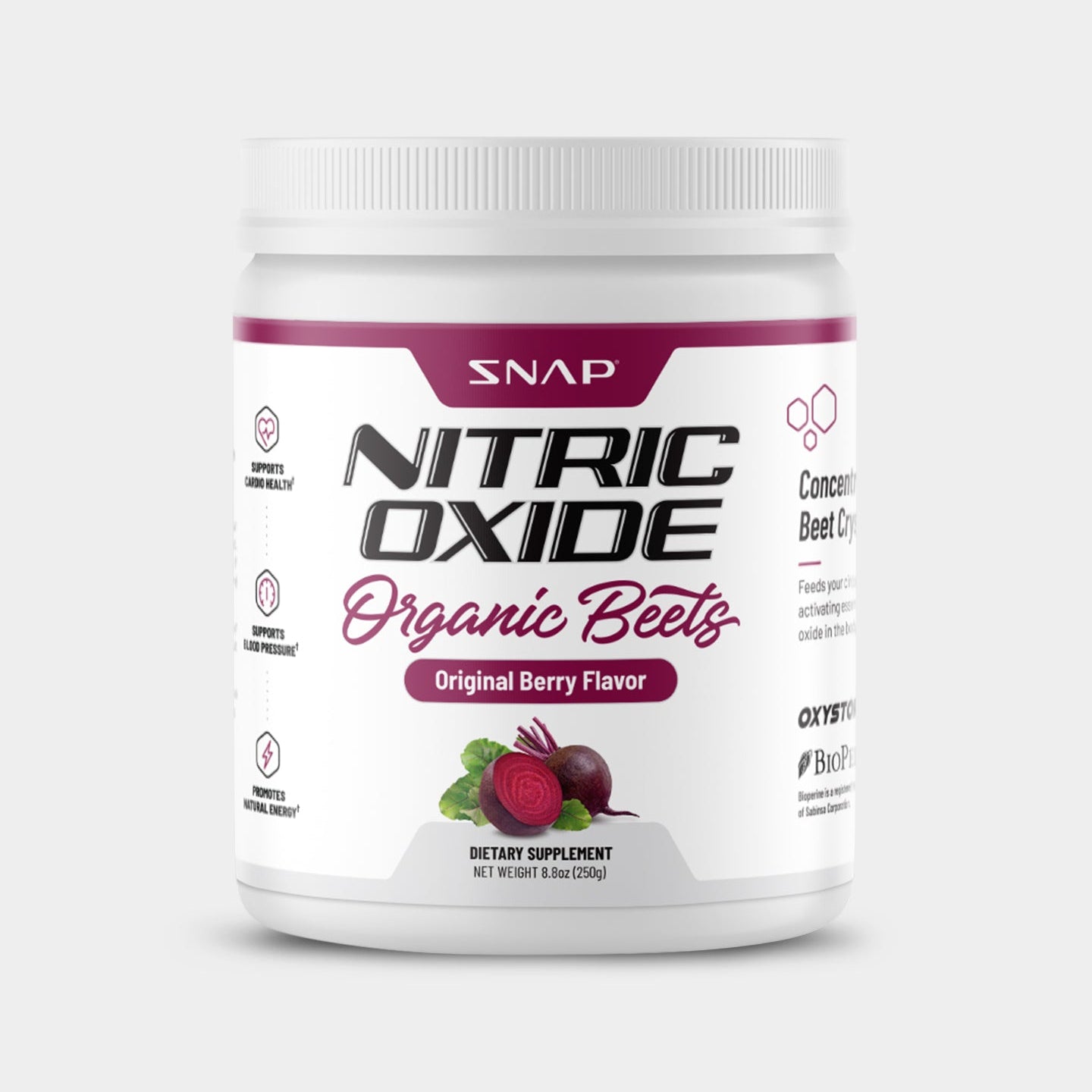 SNAP Supplements Nitric Oxide Organic Beets - Bodybuilding.com