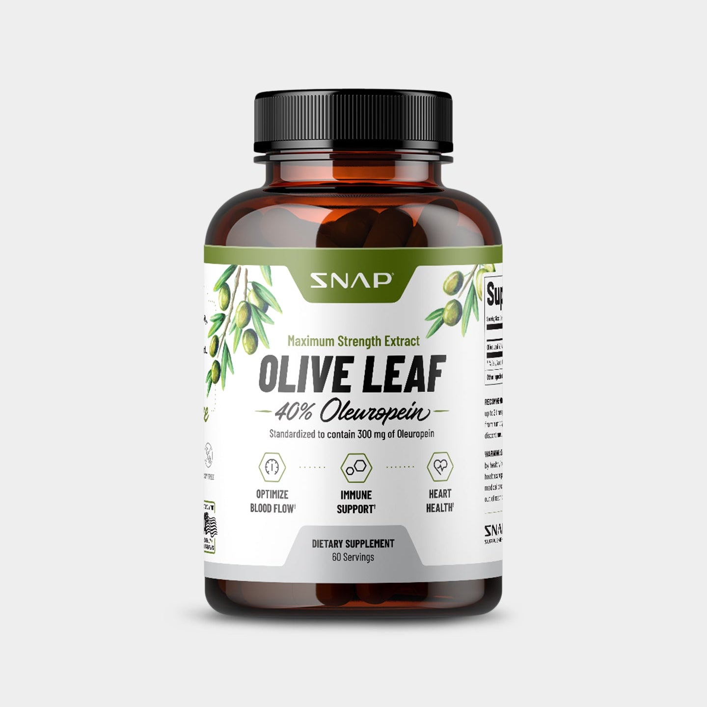 SNAP Supplements Olive Leaf Extract - Bodybuilding.com