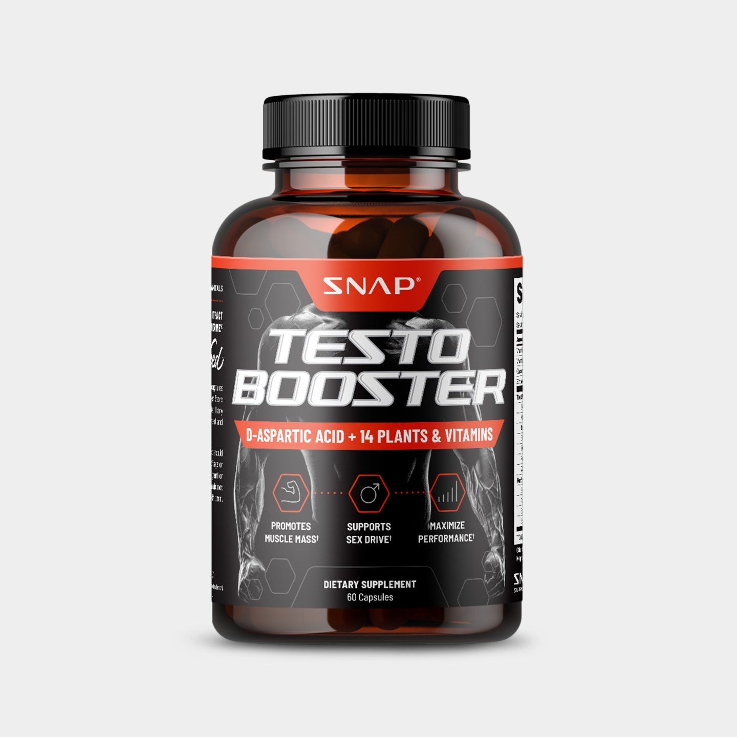 SNAP Supplements Testo Booster - Bodybuilding.com